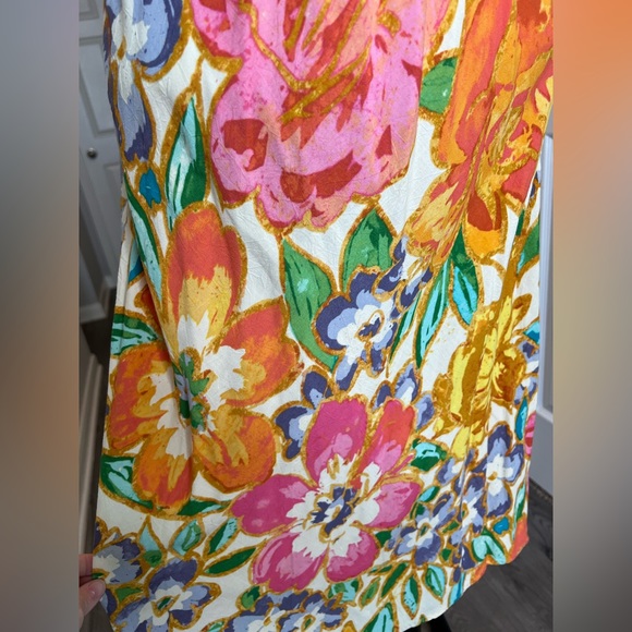 Jams World Dress Small Sleeveless Short Vintage 90s Y2K Hawaiian USA Tropical - Picture 6 of 8